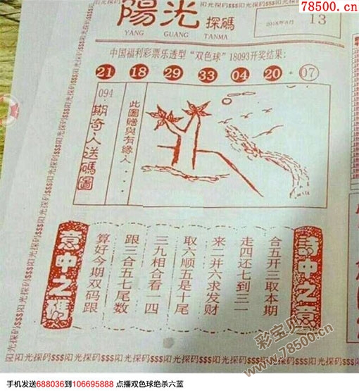 阳光探码图，双色球彩民的智慧之选