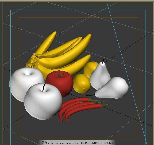 3D水果图，今日首秀，开启视觉盛宴新篇章